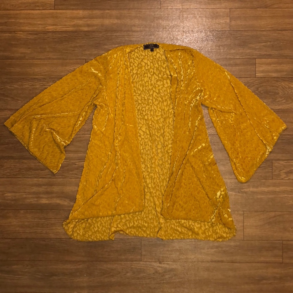 Leopard Velvet Kimono